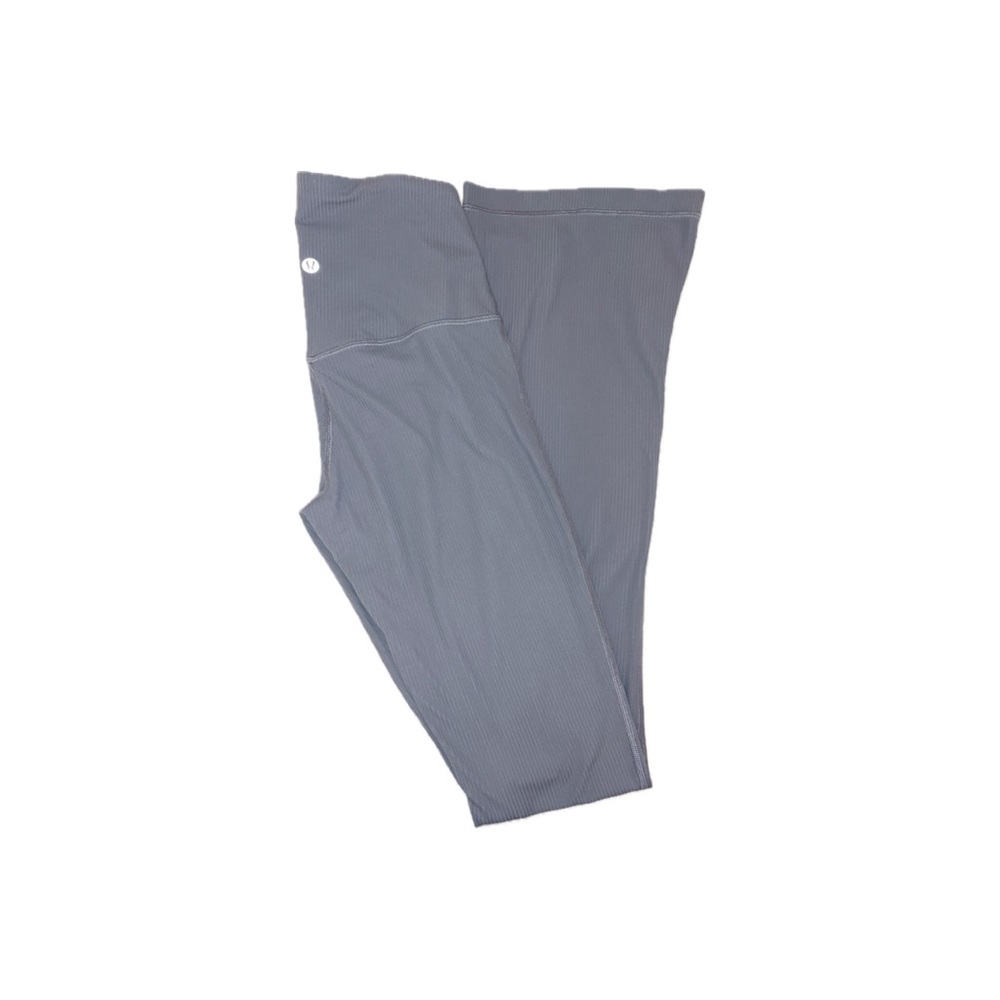 lululemon athletica belgian blue Ribbed Boot Cut Pants 4